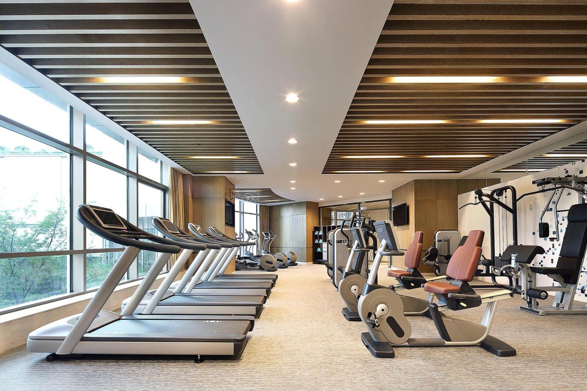 Sheraton Grand Hangzhou Binjiang Hotel Bagian luar foto