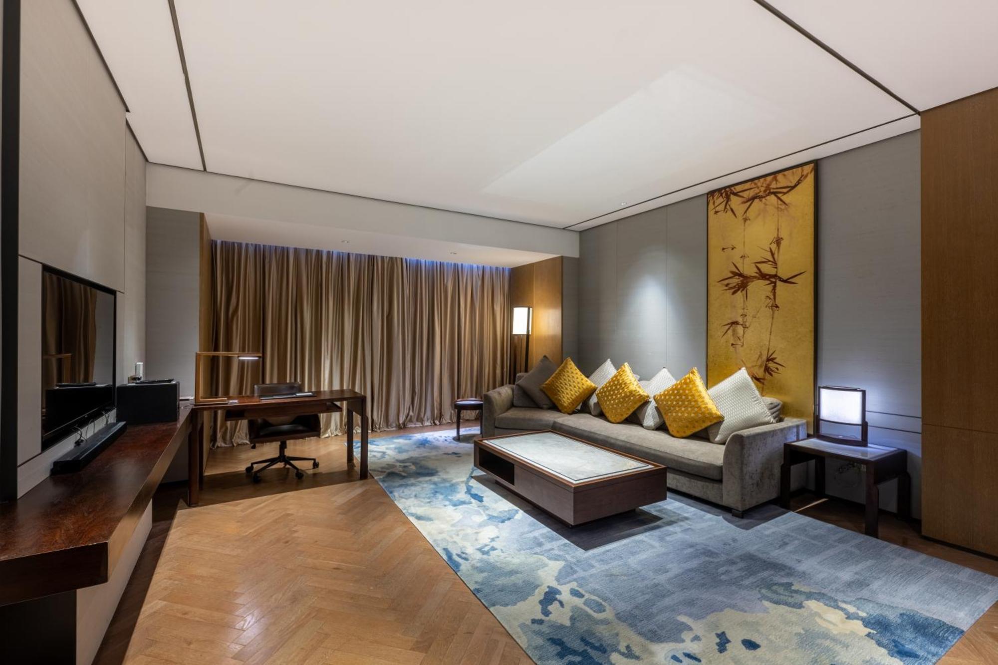 Sheraton Grand Hangzhou Binjiang Hotel Bagian luar foto