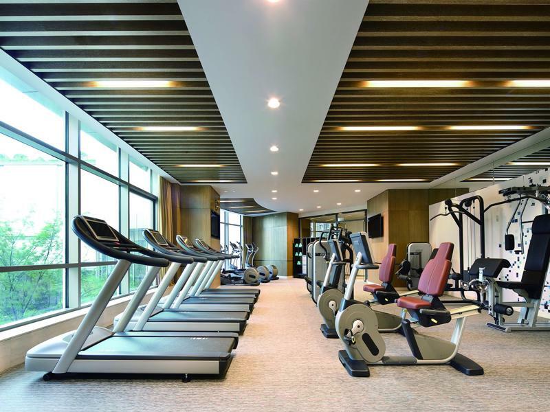 Sheraton Grand Hangzhou Binjiang Hotel Bagian luar foto